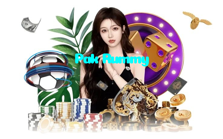 Pak Rummy casino presented on mobile device in Pakistan with slots and live games